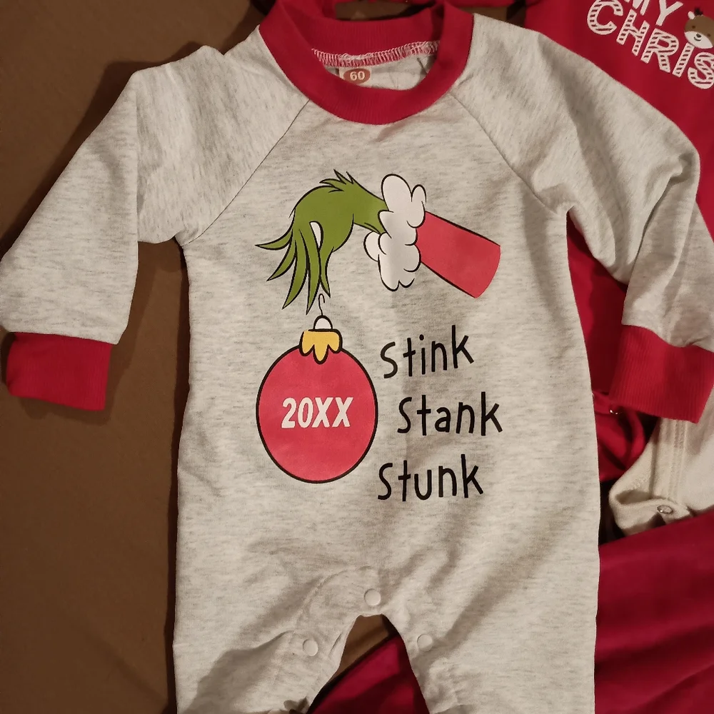 4pc Baby Christmas Sleeper Bundle